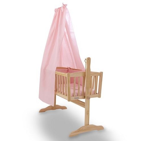 Image of Clair De Lune Cot & Crib Freestanding Drape Set (pink)