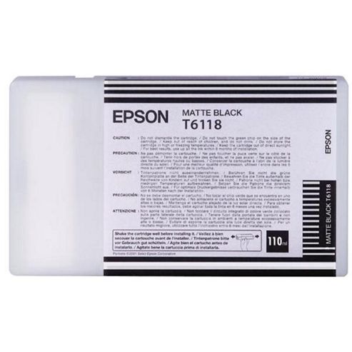 Image of Epson T6118 Matte Black Stylus 9400 For Pro7400 (110ml)