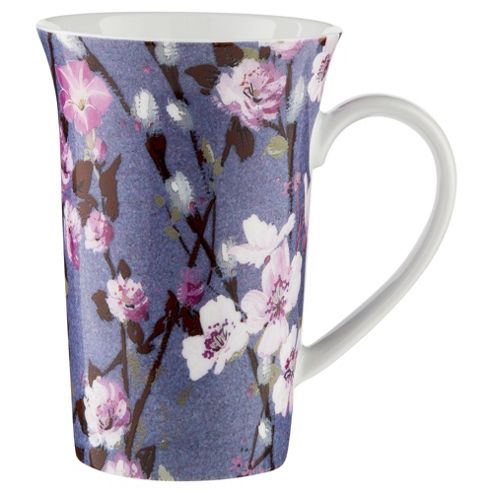 Image of Tesco Tall Blossom Pink Mug Single