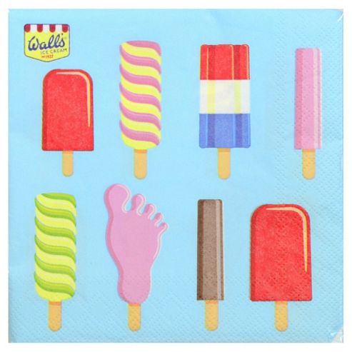 Image of Table Fun Walls Ice Cream Cocktail Napkins