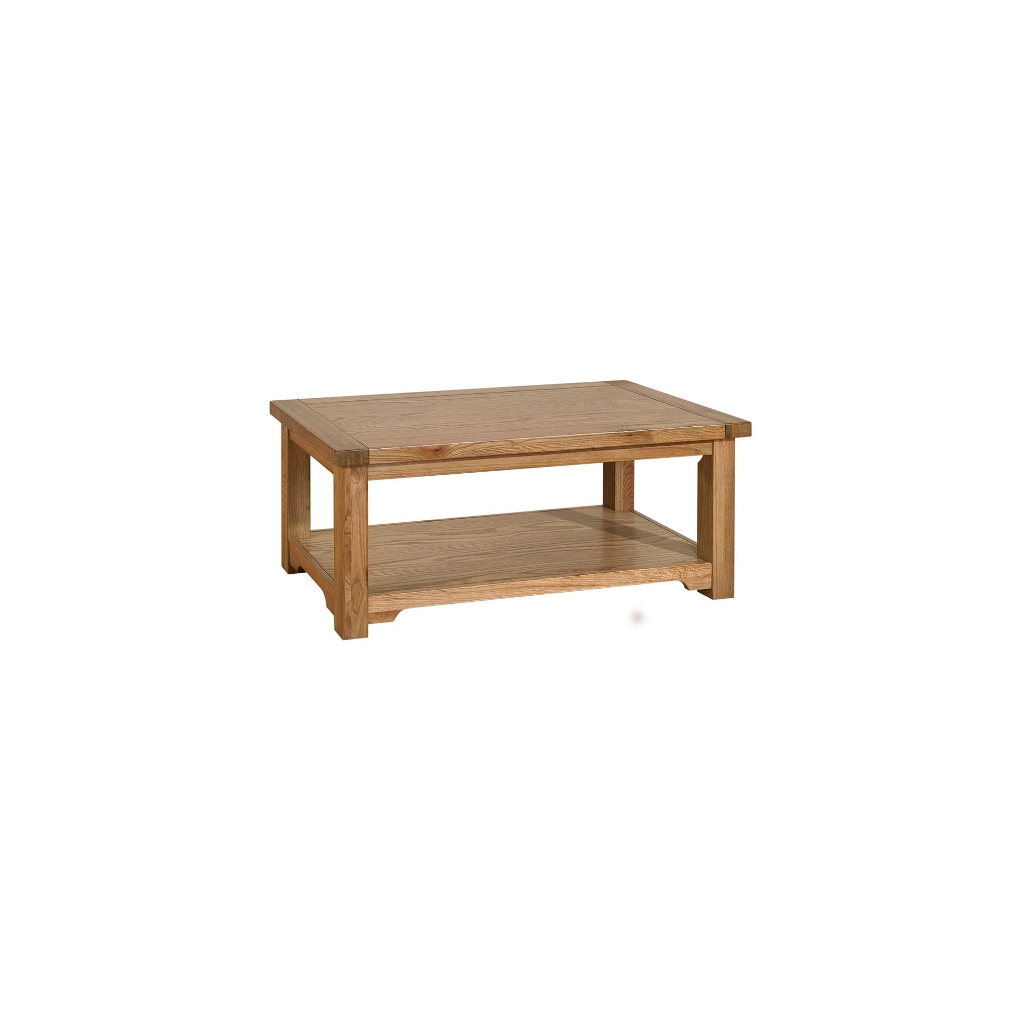 Kelburn Furniture Toulouse Coffee Table in Medium Oak Stain and Satin Lacquer at Tesco Direct