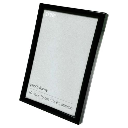 Image of Tesco Basic Photo Frame Black 4 X 6"
