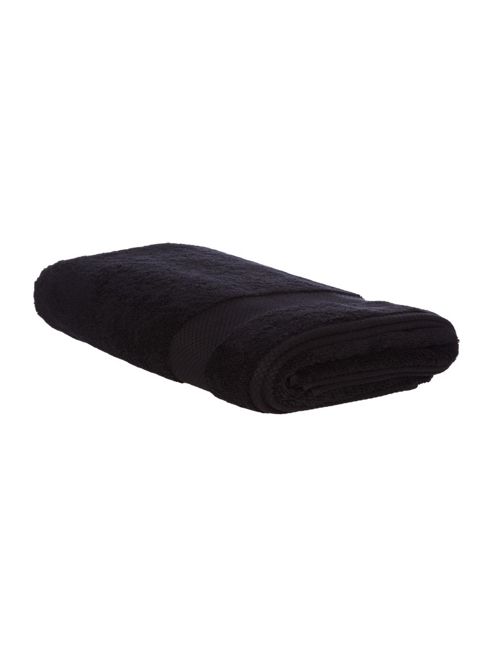 Image of Linea Softer Feel Egyptian Bath Towel Black