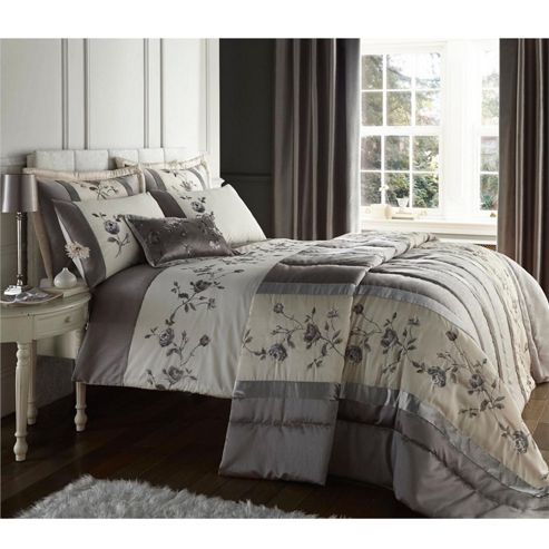 Image of Catherine Lansfield Home Signature Natural Antique Rose Cushion