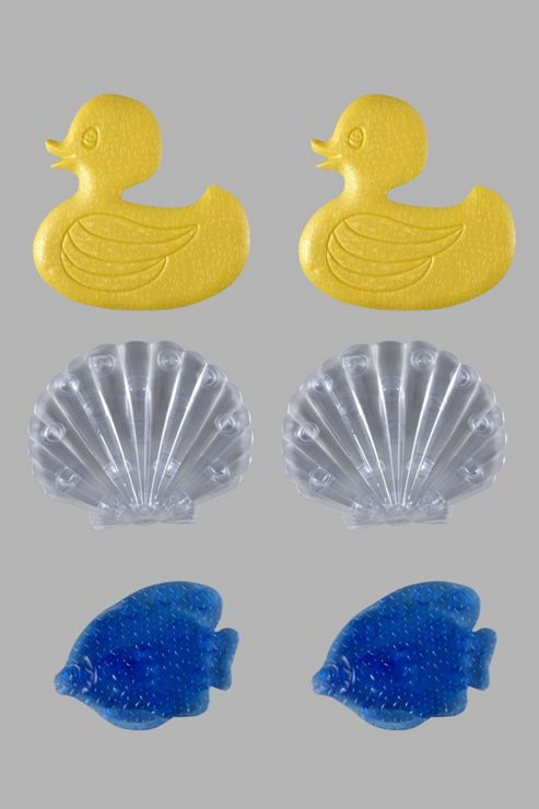 Image of Mainstream By Aqualona Aqualife Bath Treads (pack Of 6) (set Of 3)