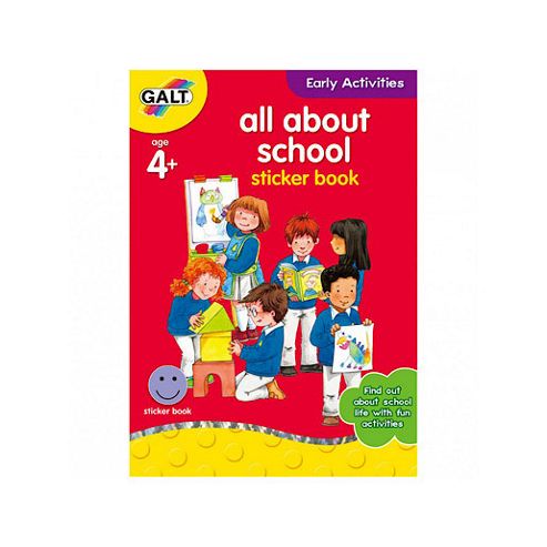 Image of James Galt Early Activities All About School Sticker Book