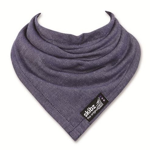 Image of Skibz Bandana Dribble Bib - Denim
