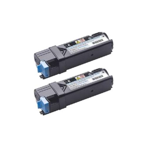 Image of Dell Dual High Capacity Black Toner Cartridge (yield 3000 Pages Each) For 2150cn/2150cdn/2155cn/2155cdn Laser Printers