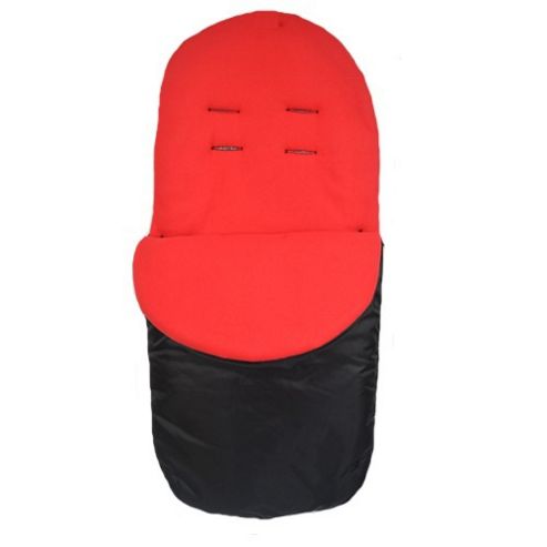 Image of Preciouslittleone Stroller Footmuff (black/red)