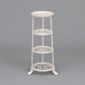 Cast Iron 4 tier Saucepan Stand - Cream