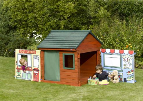 Image of Shop & Post Office 2-in-1 Playhouse
