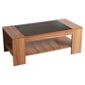 Home Essence Shearwater Coffee Table in Walnut Veneer and Black Gloss