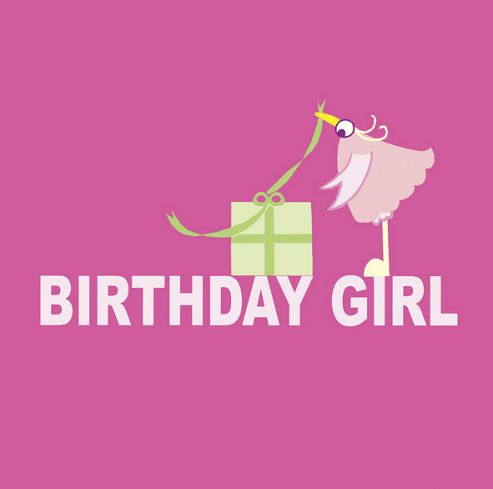 Image of Holy Mackerel Greetings Card- Birthday Girl