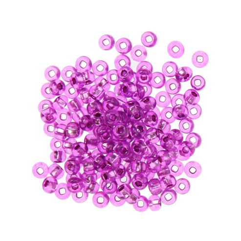 Image of Czech Seed Bead 6/0 S/l Dyed Mauve/blue