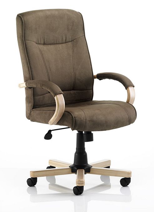 Image of Dynamic Finsbury Microfibre Tan Chair