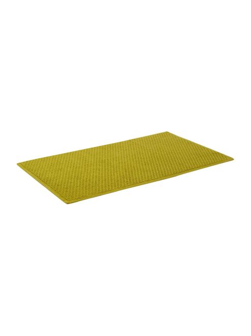 Image of New Linea Cotton Bobble Reversible Bath Mat - Lime