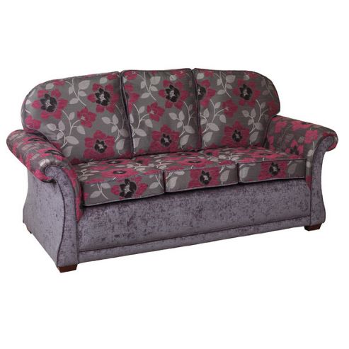 Image of Sweet Dreams Lakeland 3 Seater Sofa - Brown