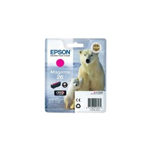 Image of Epson Singlepack Magenta 26 Claria Premium Ink