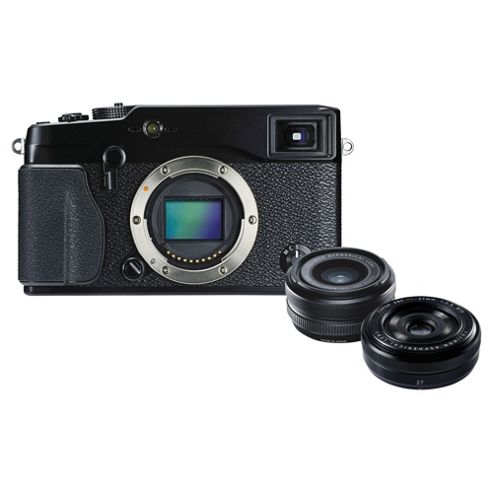 Image of Fuji X-pro 1 Compact System Digital Camera Plus 18mm & 27mm Lens , 16mp Cmos Sensor
