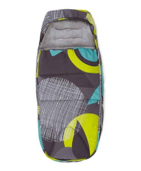 Image of Mamas & Papas - Cold Weather Footmuff - Target Lime