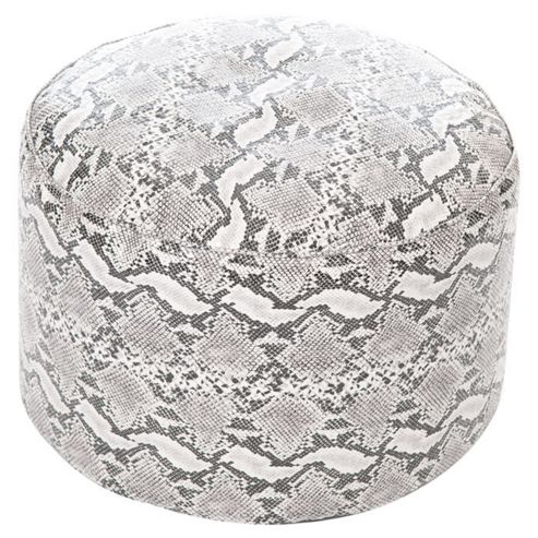 Image of Kaikoo Mock Snake Skin Footstool
