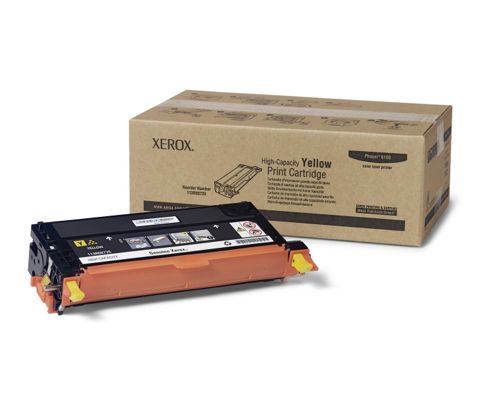 Image of Xerox Yellow High Capacity Toner Cartridge (yield 6,000)