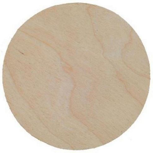 Image of Birch Plaque 75mm Dia 4mm Thick Pack Of 3