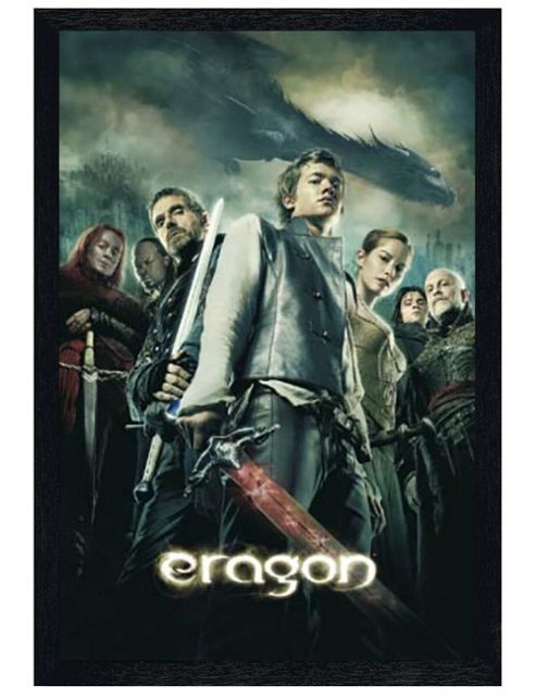Image of Eragon Black Wooden Framed Movie One Sheet Poster