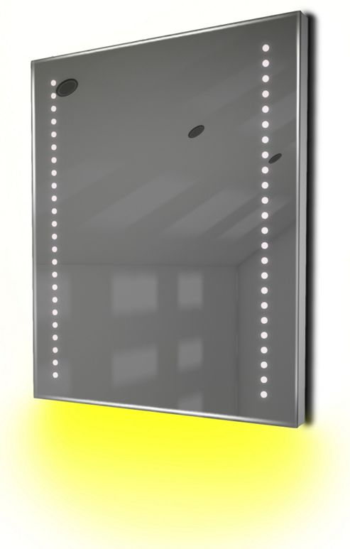 Image of Ambient Ultra-slim Led Bathroom Mirror With Demister Pad & Sensor K55y