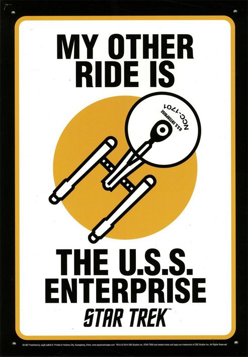 Image of Star Trek Other Ride Tin Sign