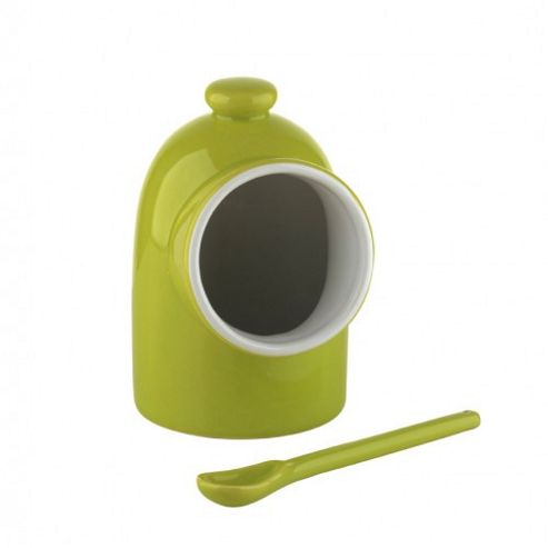 Image of Scoop Salt Pig & Spoon, Green
