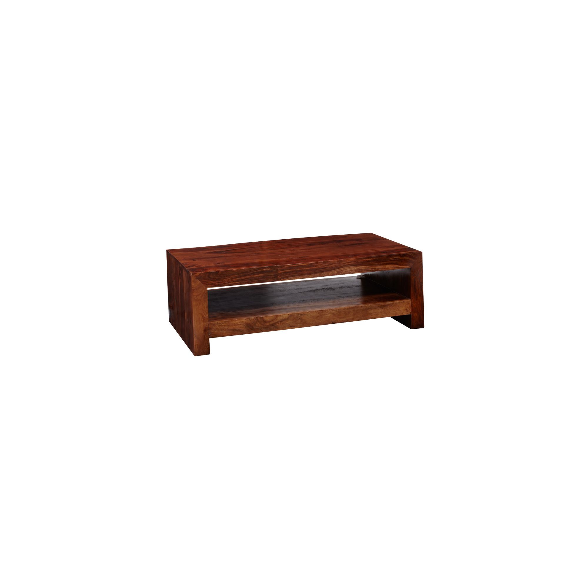 Indian Hub Cube Sheesham Contemporary Coffee Table at Tesco Direct