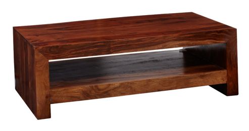 Image of Indian Hub Cube Sheesham Contemporary Coffee Table