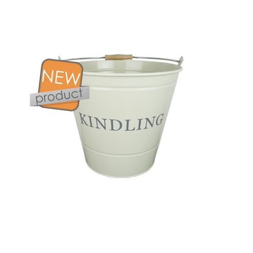 Image of Kindling Bucket - Cream