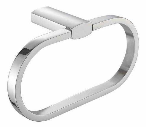 Image of Bridgepoint Hagar Qim 22cm Towel Ring In Chrome