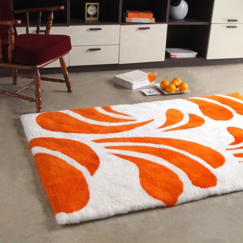Image of Bowron Sheepskin Shortwool Design Baroque Number 3 Peach Rug - 240cm H X 65cm W X 1cm D