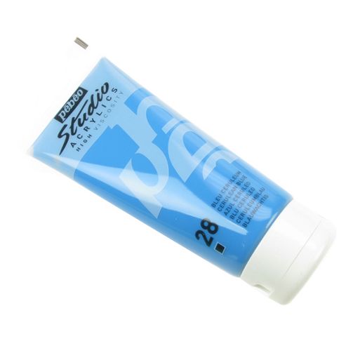 Image of Pebeo Studio Acrylic 100ml - Cerulean Blue