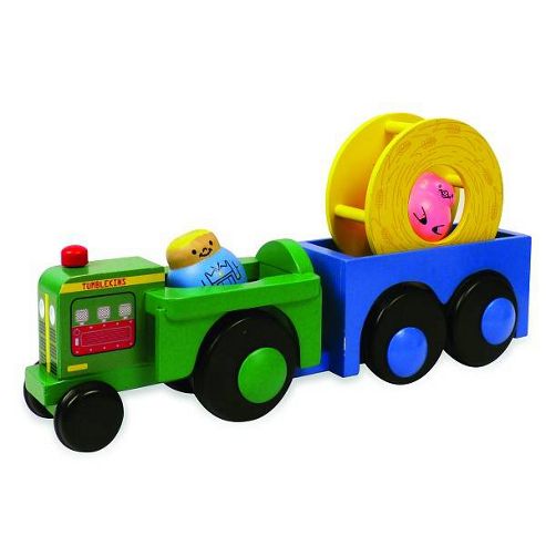 Image of Great Gizmos Tumblekins Real Wood Farm Playset