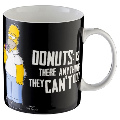 Image of Homer Simpson Novelty Doughnut Mug