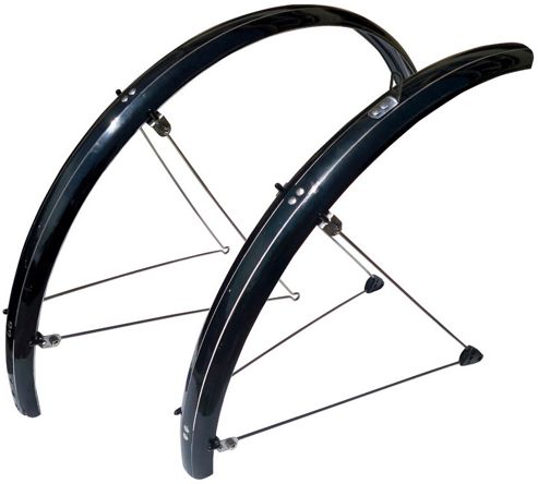 Image of Stronglight Competition (s) 700c X 35mm Mudguard Set, Black