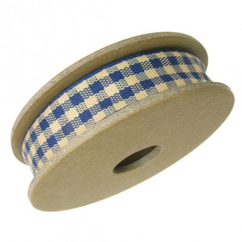 Image of Ribbon Reel - Dark Blue Gingham