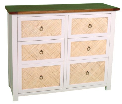 Image of Wiseaction Havana Chest Of 3 And 3 Drawer