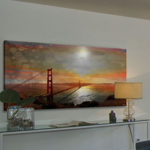 Image of Parvez Taj Frity Canvas Wall Art - 76 Cm H X 152 Cm W X 5 Cm D