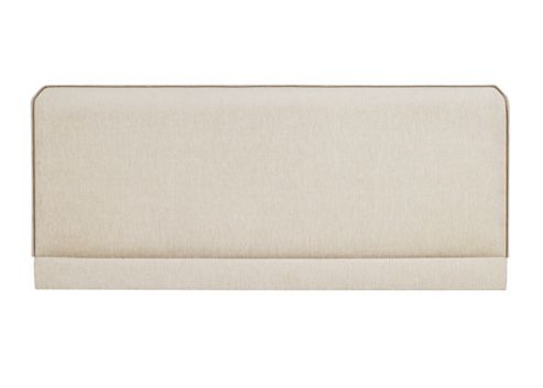 Image of Furmanac Canary Upholstered Headboard - Small Single - Weave Grey