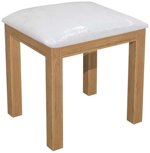 Image of Kelburn Furniture Milano Stool In Clear Satin Lacquer