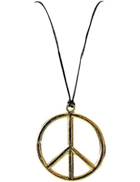 Image of Metal Peace Necklace