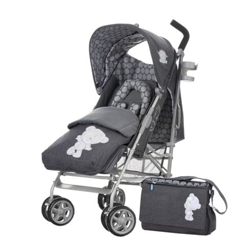 Image of Tiny Tatty Teddy Deluxe Stroller Bundle - Denim