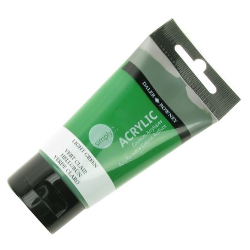 Image of Daler Simply Acrylic Light Green 75ml