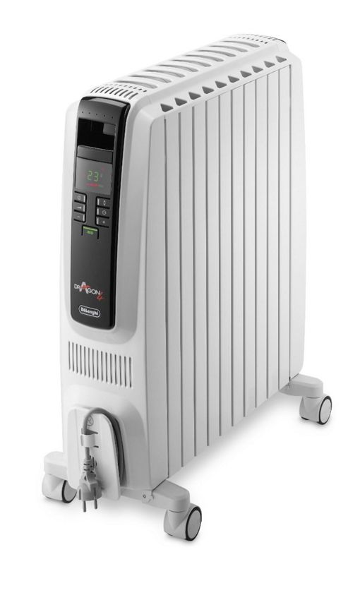 Image of De'longhi Dragon Oil Filled Radiator With Timer/ Electronic Climate Control