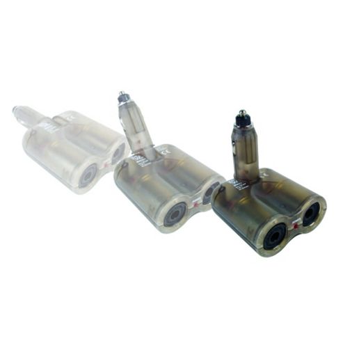 Image of 2 Output Twin 12v Car Cigarette Lighter Socket Adaptor
